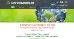 Desktop Screenshot of irvingrecycle.com